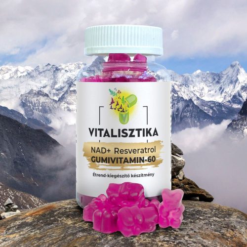 Vitalisztika NAD+ Resveratrol Gumivitamin – 60 db