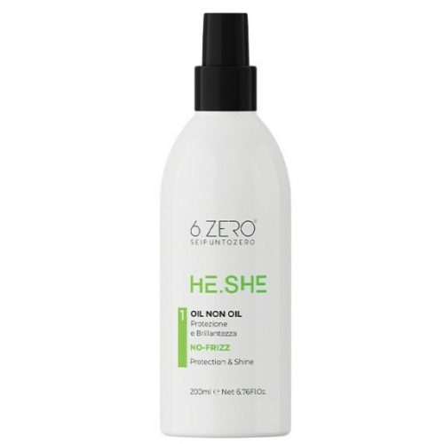 6.ZERO He.She Oil non Oil –; olaj mentes hajfény és hajvédő 200ml