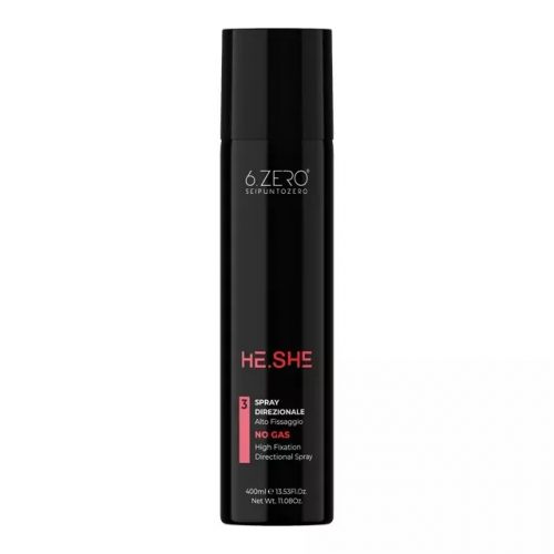 6.ZERO He.She hajtőemelő spray Directional –; hajtógázmentes erős fixáló 400ml