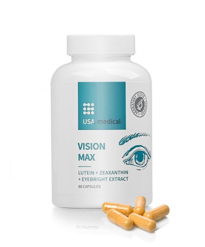 USA medical Vision Max Szemvitamin kapszula növényi hatóanyagokkal 60 db