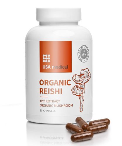 USA medical Pecsétviaszgomba kapszula acerola kivonattal ORGANIC REISHI – 60 db