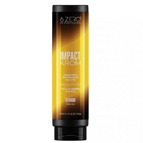 6.ZERO Impact Krom Színfrissítő Maszk 200ml Szőke