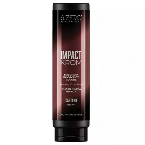 6.ZERO Impact Krom Színfrissítő Maszk 200ml Barna