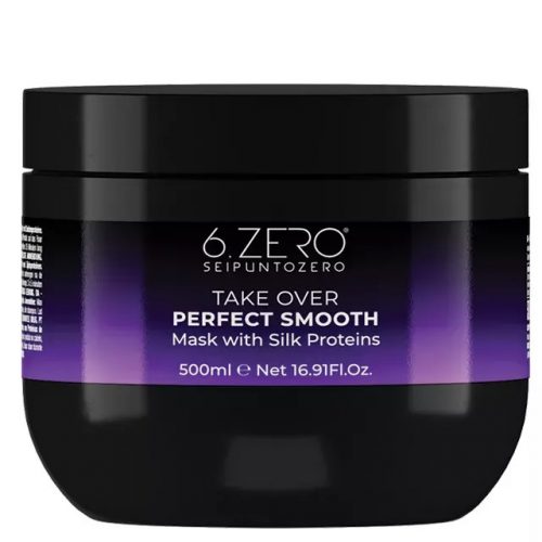 6.ZERO Take Over hajpakolás - Perfect Smooth - egyenes&rakoncátlan hajra 500ml