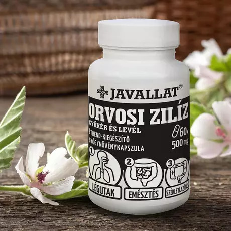 ORVOSI ZILÍZ GYÖKÉR ÉS LEVÉL 60db-os kapszula