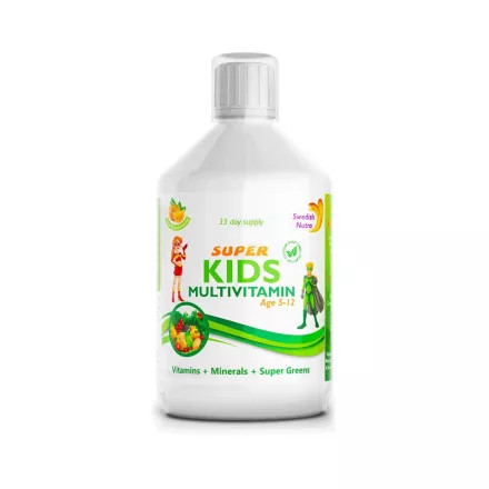 SWEDISH NUTRA SUPER KIDS FOLYÉKONY MULTIVITAMIN GYEREKEKNEK 500ML